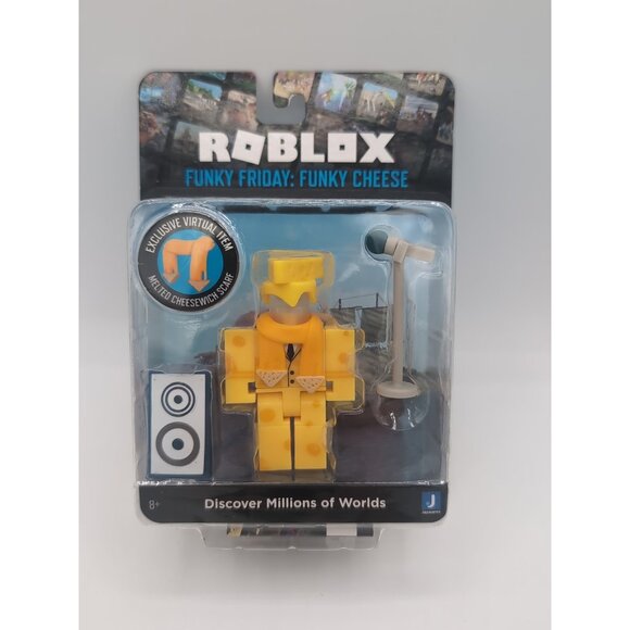 Roblox Funky Friday: Funky Cheese Action Figure | Collectible Toy - Picture 1 of 2